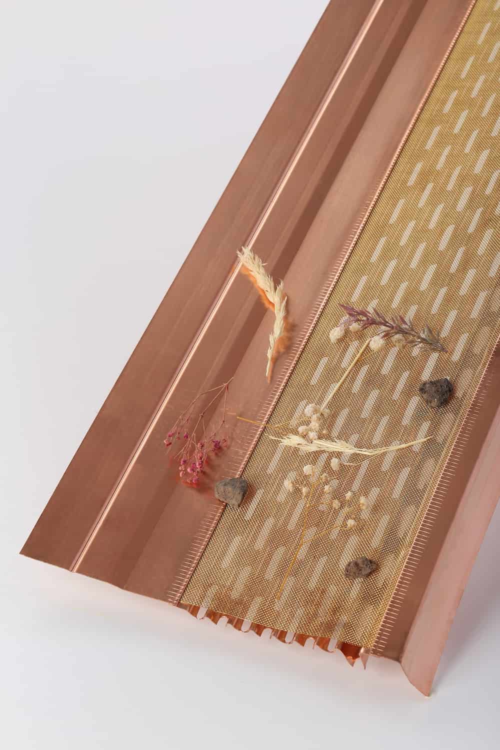 Half Round Flat Micro Mesh Gutter Guards - Copper - $27 per ft