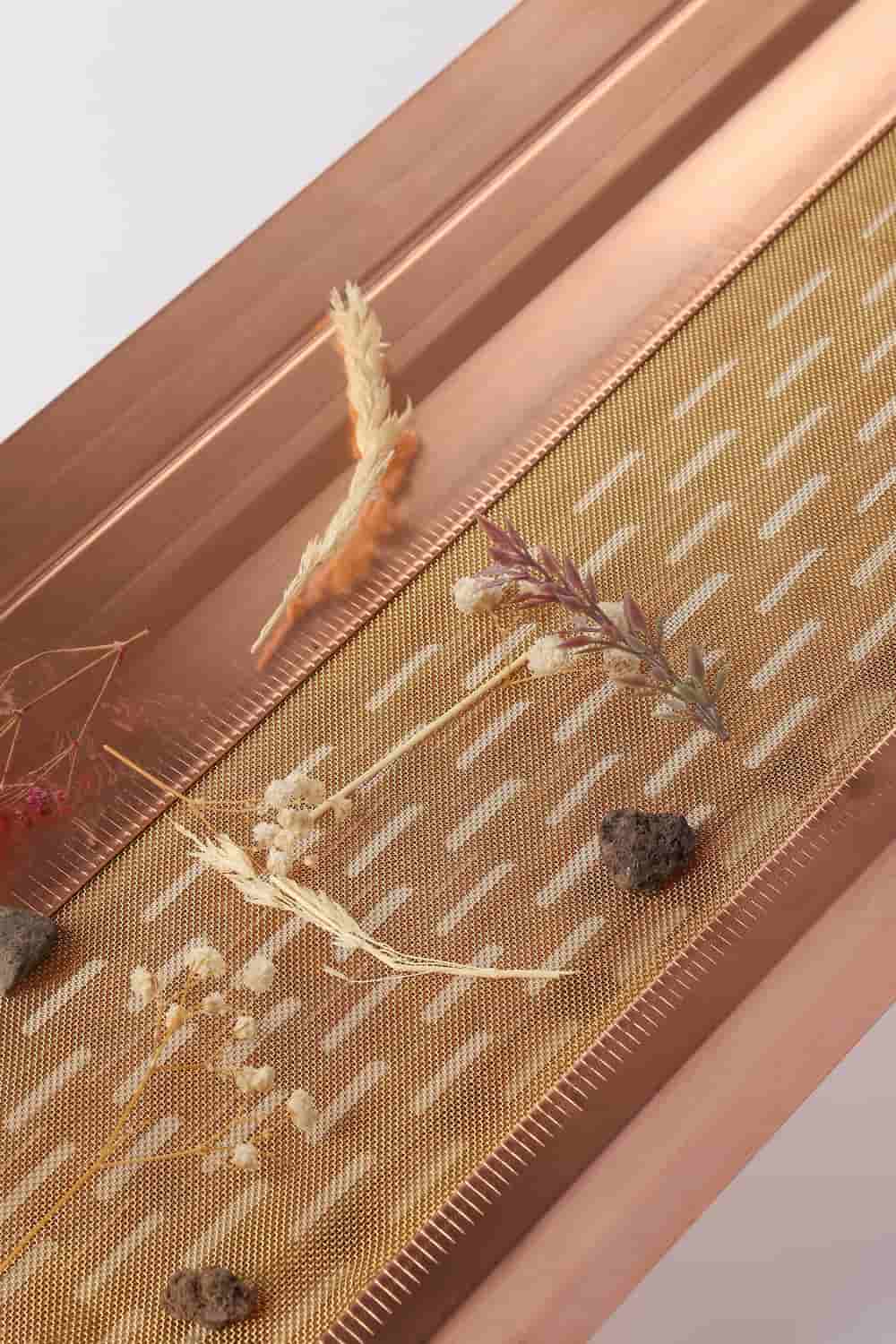 Half Round Flat Micro Mesh Gutter Guards - Copper - $27 per ft