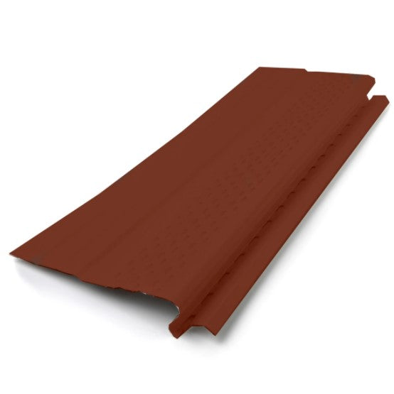 Half Round Pro Gutter Guards Scotch Red