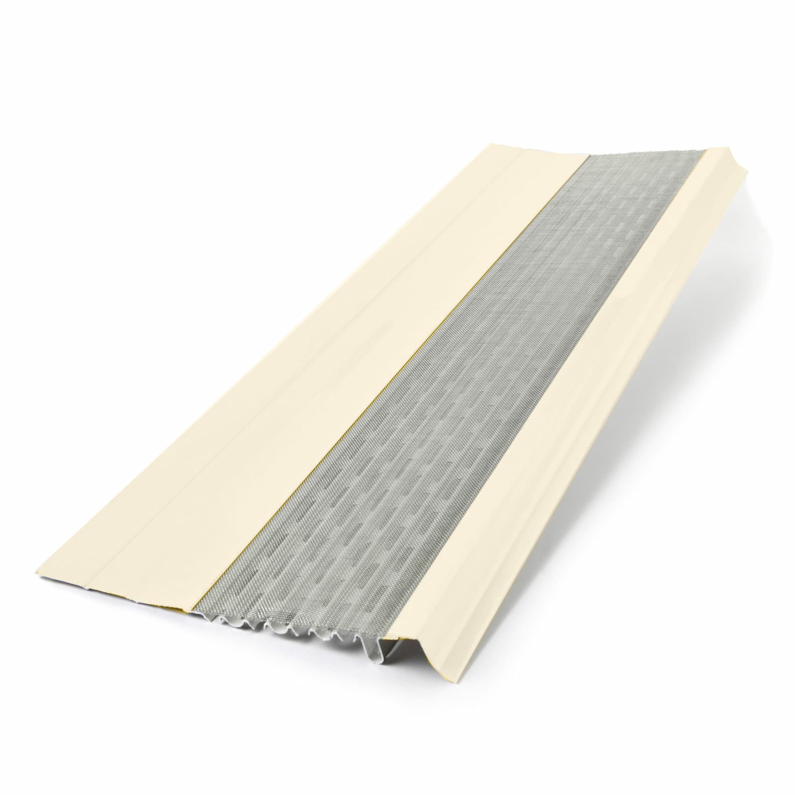 flat micromesh gutter guard eggshell