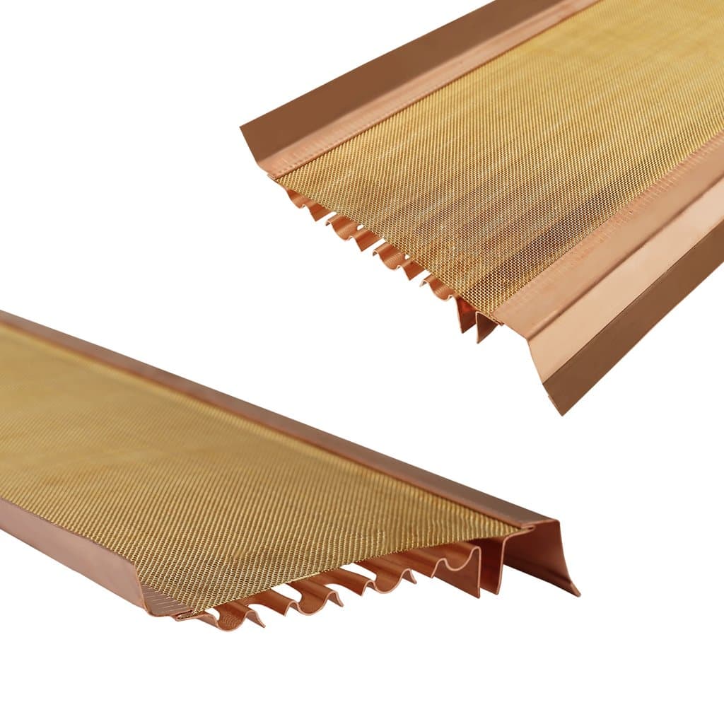 5’’ Micromesh Gutter Guards - Copper - $22.20 per ft