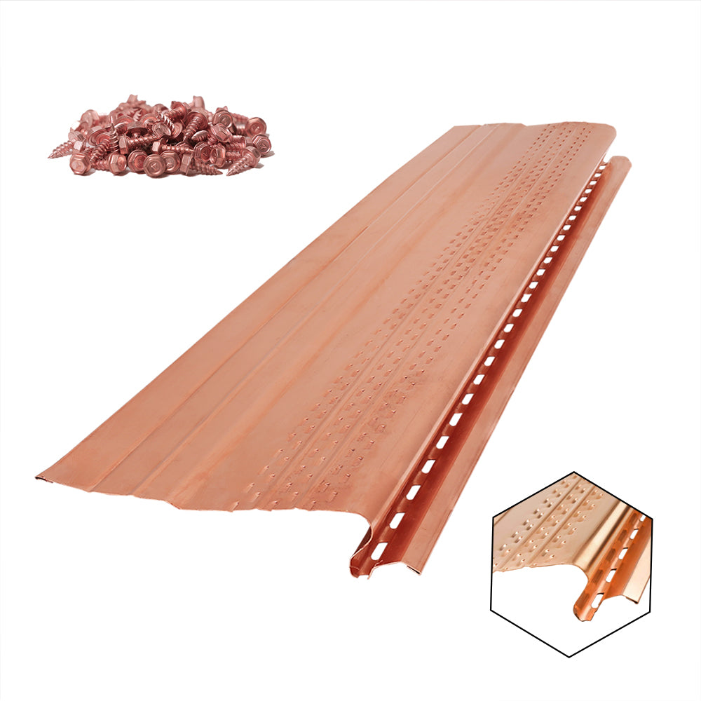 Waterlock Pro Gutter Guards - Copper - $17.60 per ft