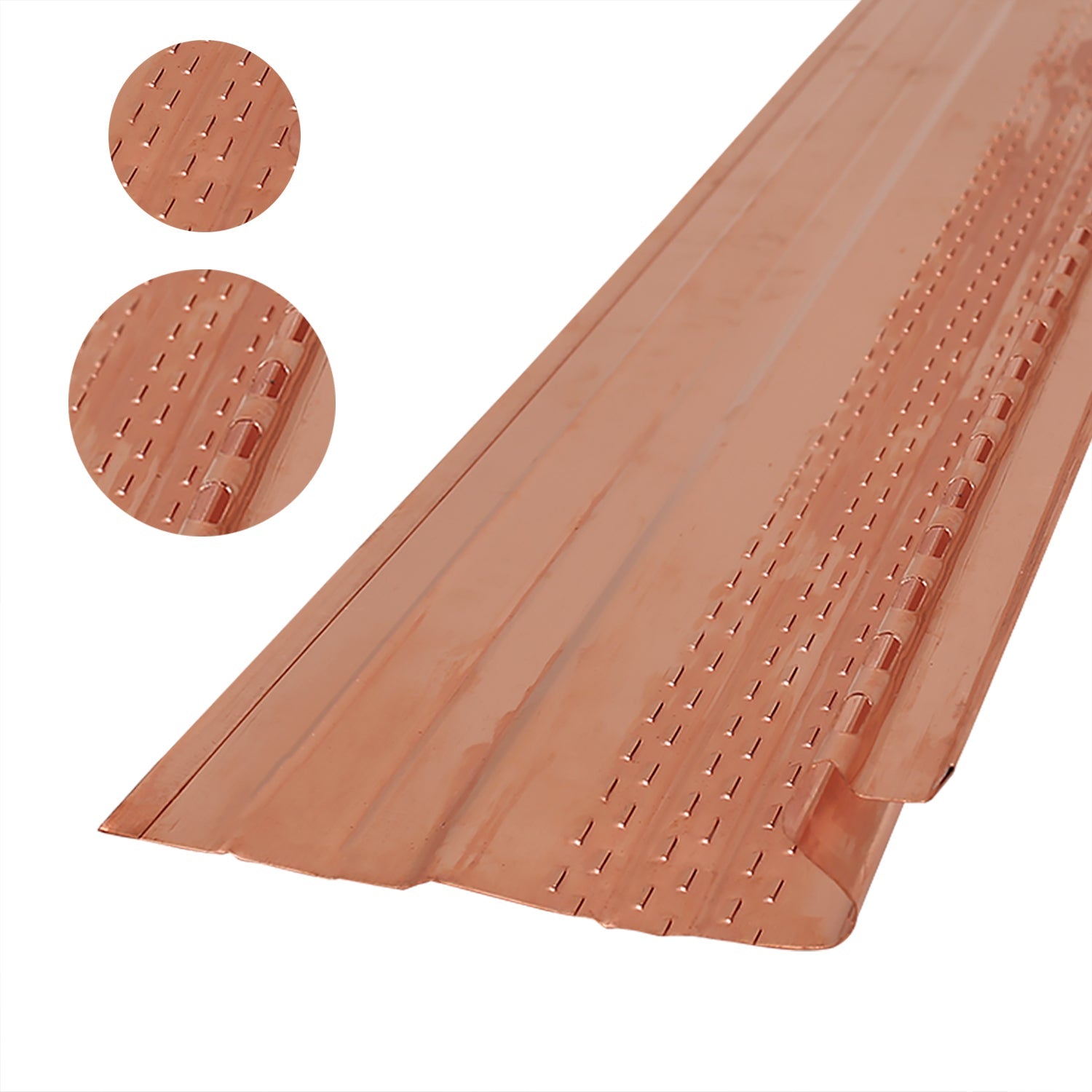 Waterlock Pro Gutter Guards - Copper - $17.60 per ft