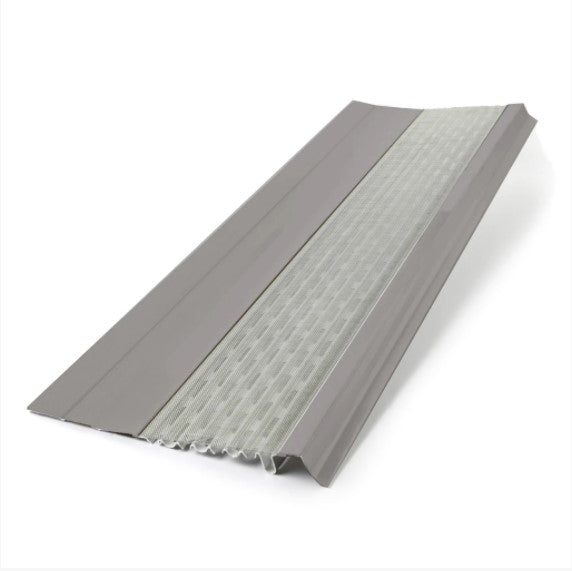 flat micromesh gutter guard terratone