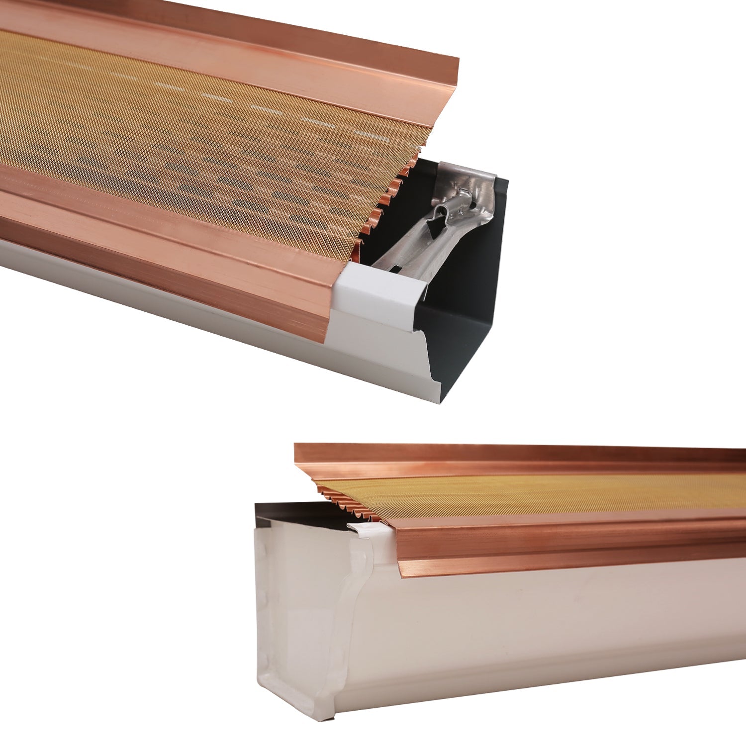 6’’ Micromesh Gutter Guards - Copper - $23.40 per ft