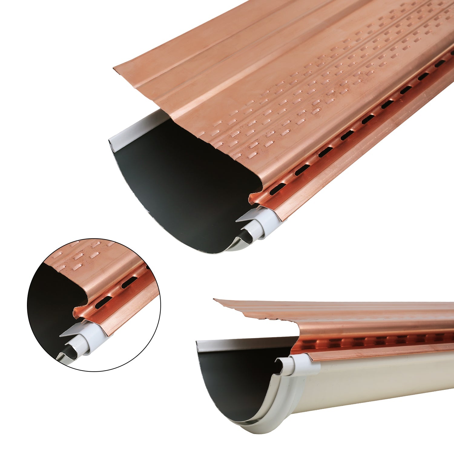 Waterlock Pro Gutter Guards - Copper - $17.60 per ft