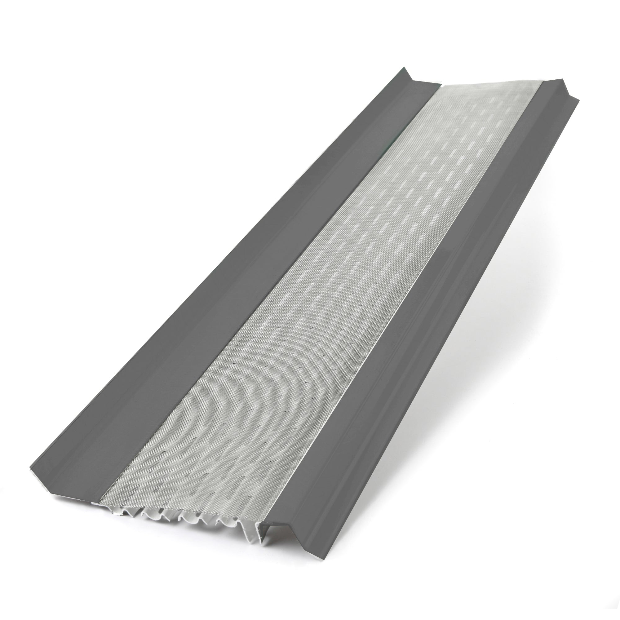 6 inch micromesh gutter guards darkgrey