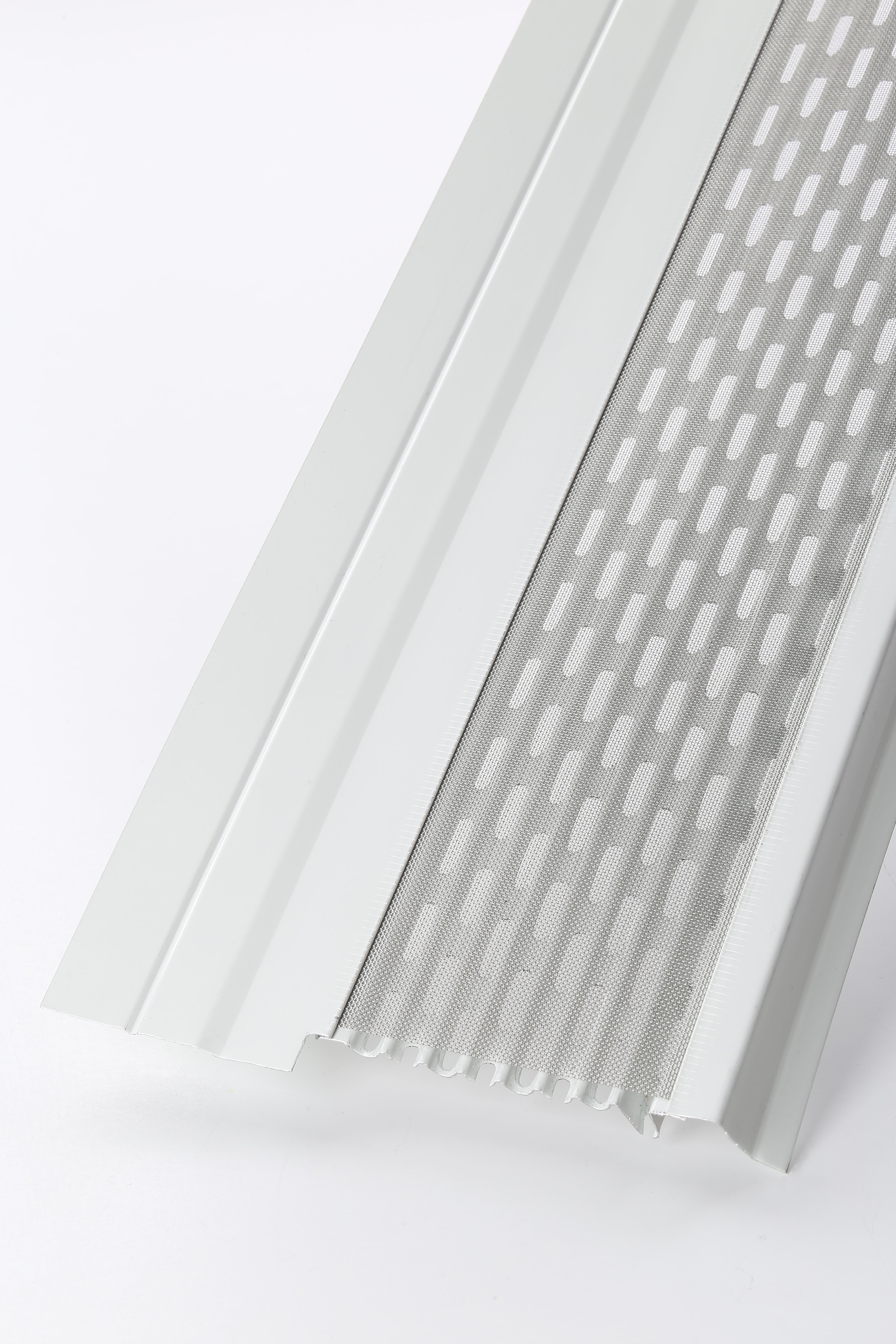 FLAT Micromesh Gutter Guards - White - $5.56 per ft